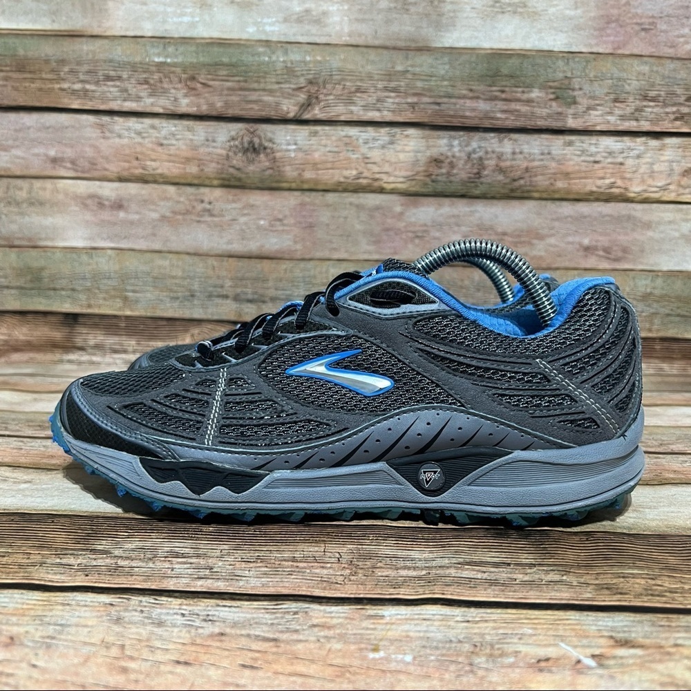 Brooks Men's Gray and Blue Athletic Running Shoe